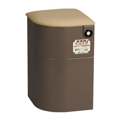 シコク EV椅子トイレ用品付レザークッション ベージュ 24-7397-0003（直送品）