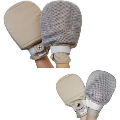 竹虎 セーフミトン3（小児用） ベージュ+グレー 23-6652-02（直送品）