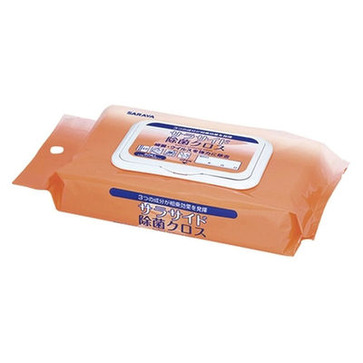 サラヤ サラサイド除菌クロス(ピロー型) 51686 1セット（80枚入×30パック） 23-7982-04　マツヨシカタログ