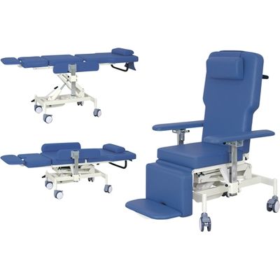 【軒先渡し】高田ベッド 車いす式油圧ストレッチャー ビニルレザーライトグリーン 24-7163-0005 1台（直送品）