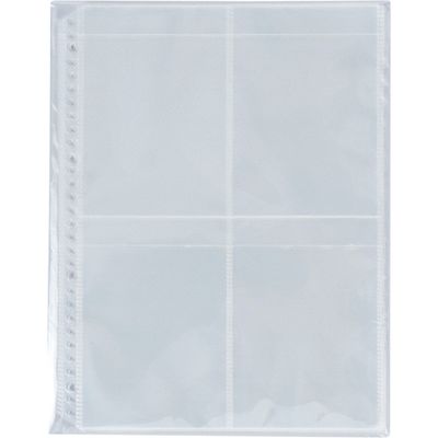 ケルン おくすりBOOK用追加ポケット 24-6965-10 1組(100枚:10枚入×10箱)（直送品）