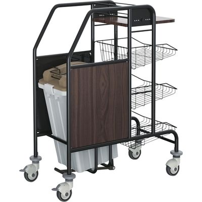 河淳 オムツ交換カート48 ブラック 24-7182-00　マツヨシカタログ（直送品）