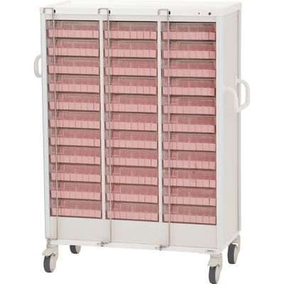 ケルン 与薬カート（1Week・33床用） ライトグリーン 24-7865-0502（直送品）