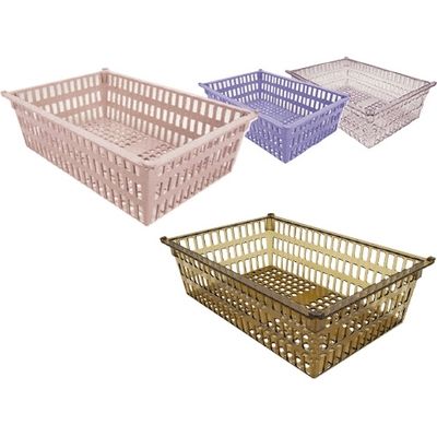 プラスチックバスケット ニュートラル 01-2547-0604 サカセ化学工業（直送品）