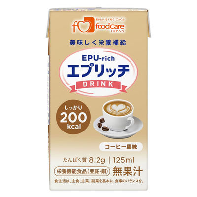 フードケア エプリッチドリンク(栄養補助飲料) 24-7706-02 1組(120本:24本入×5箱)（直送品）