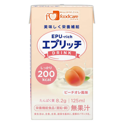 フードケア エプリッチドリンク(栄養補助飲料) 24-7706-04 1組(120本:24本入×5箱)（直送品）