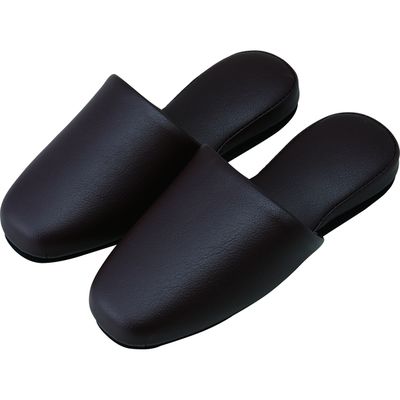 スリッパ（抗菌パステル） ブラウン 24-2701-0006  1箱（12足入） 松吉医科器械　マツヨシカタログ（直送品）