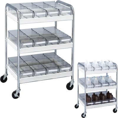 透明ボックス用仕切板 透明 23-7747-02 1セット（10枚入） 松吉医科器械（直送品）