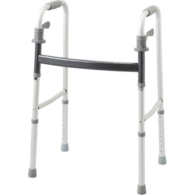 折りたたみ式交互歩行器 シルバー+ブラック 24-7473-00 松吉医科器械（直送品）