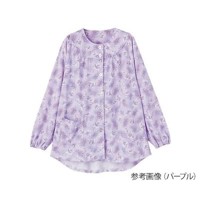 大西衣料 上下別売りパジャマ(婦人用) ワンタッチ上着 パープル LL 7-6156-04 1枚（直送品）