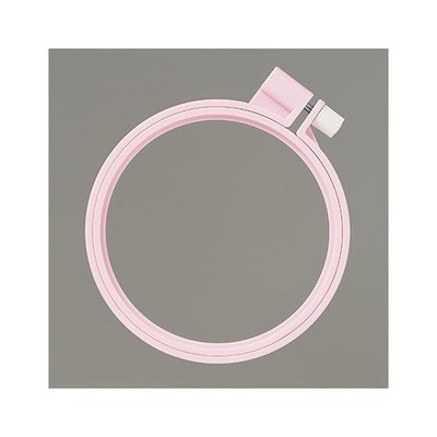 クロバー カラフル刺しゅう枠 ピンク (10cm) 57259 1個 62-4088-20（直送品）