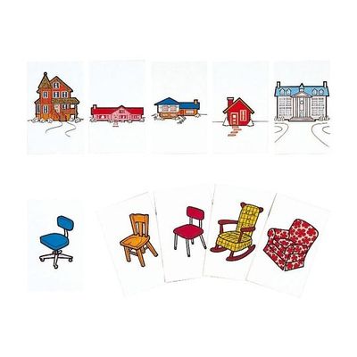 プラス 組合せ絵カードI 30枚 M14-160 1セット(30枚) 7-5676-01（直送品）