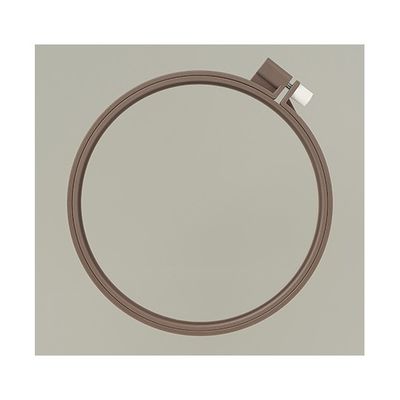 クロバー カラフル刺しゅう枠 ブラウン (15cm) 57264 1個 62-4088-25（直送品）