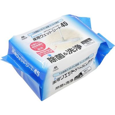 山崎産業 床用ウェットシート HPワンミニッツバスター MO739-045X-MB 1袋(5枚) 7-5454-01（直送品）