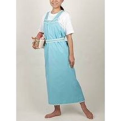 大阪エンゼル 可】入浴ケアか～るいエプロン2　ターコイズブルー　LL 6018 ウェルファンカタログ ウェルファンコード：886520（直送品）
