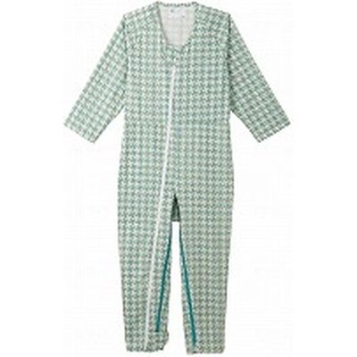 大阪エンゼル コンビネーション2（フルオープン型）　チドリグリー 5638-A 【介護用衣類】ウェルファンカタログ ウェルファンコード：886560（直送品）