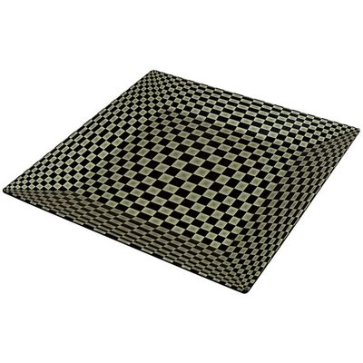 ニシキ 角皿（30）本体 ブラック・ゴールド 2131305530 100枚（10×10）（直送品）