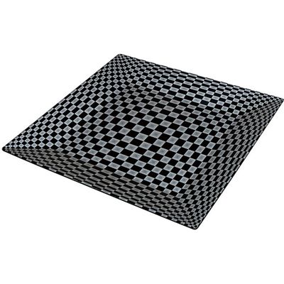 ニシキ 角皿（20）本体 ブラック・シルバー 2131205540 240枚（20×12）（直送品）