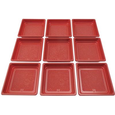 ニシキ 新ひぜん盛（40）中仕切F 赤 2621060400 20セット（直送品）