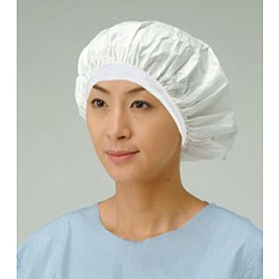 メディテックジャパン ソフトフィッティングキャップ 白 00635651 200枚（50×4）（直送品）