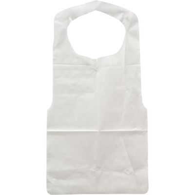 メディテックジャパン エプロン（A）平 白 00635665 2000枚（100×20）（直送品）