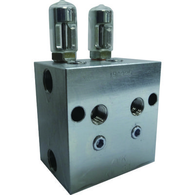 広和 KWK 潤滑装置 デュアルライン用分配弁 KW-34 1台 160-9624（直送品）