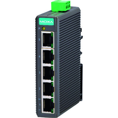MOXA 5ポート(RJ45×5) エントリーレベル アンマネージド イーサネットスイッチ EDS-205 1台(1個)（直送品）