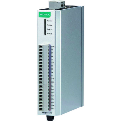 MOXA DI×16 イーサネットリモートI/O (2ポートイーサネットスイッチ付) IOLOGIK E1210 1個（直送品）
