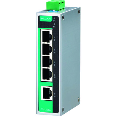 アイ・ビー・エス・ジャパン MOXA EDSー205A 1台(1個) 168-5624（直送品）