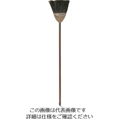 日本クリンテック イイとこ取りほうき ハイブリッドタイプ ロング木柄 394558 1本 149-7659（直送品）