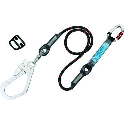 TSUYORON フルハーネス用ランヤード シングルランヤード Gブレード(黒) THL-GB93SV-21KS-BK-R23-BP 1本（直送品）