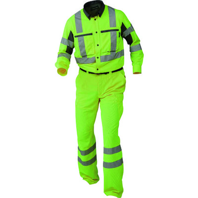 トーヨーセーフティ BT スーパークールサマーシャツ イエロー Mサイズ TBZ HI-VIS CL3-01YA M 1着 160-9315（直送品）