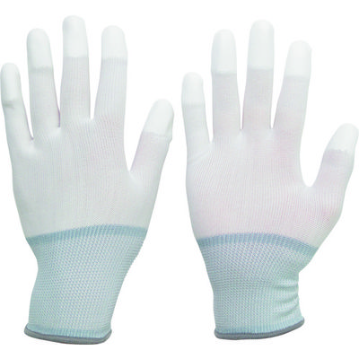 ミドリ安全 ポリエステル手袋 (指先コート) SPUー131N L 10双入 SPU-131N-L 1袋(10双) 137-2345（直送品）