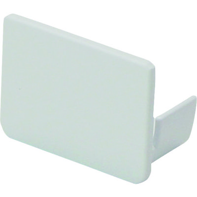 マサル工業 マサル エムケーダクト付属品 エンド差込型 4号 ホワイト KMDE42 1個 129-7045（直送品）