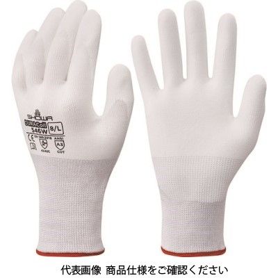 ショーワグローブ ショーワ 耐切創手袋 NO546W デュラコイル546W ホワイト XLサイズ NO546W-XL 1双 137-2158（直送品）