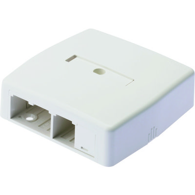 PANDUIT ローゼットボックス シャッターなし 4個口(3ローゼット+1ブランク) 白 JOQ3B0000 1個（直送品）