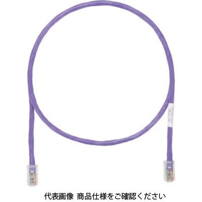 パンドウイットコーポレーション PANDUIT カテゴリ5EUTPパッチコード 2m 紫 UTPCH2MVLY 1本 818-0761（直送品）
