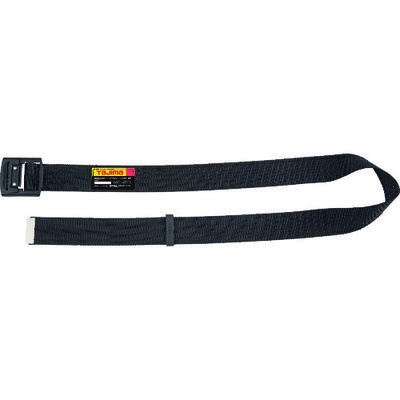TJMデザイン タジマ 胴ベルト アルミワンタッチ黒バックル カーブ 黒 Lサイズ BWBCL145-BK 1個 168-0059（直送品）