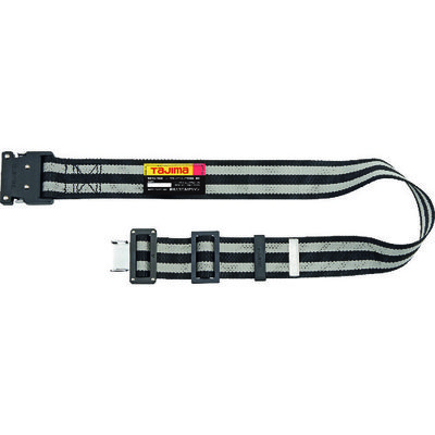 TJMデザイン タジマ 胴ベルト アルミワンタッチ黒バックルボーダー柄 ボーダー白 Sサイズ BWS110-BWH 1個 168-0027（直送品）