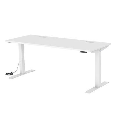 サンワサプライ e電動昇降デスク 平机 幅1700×奥行700×高さ1150mm ホワイト ERD-E17070W 1台（直送品）