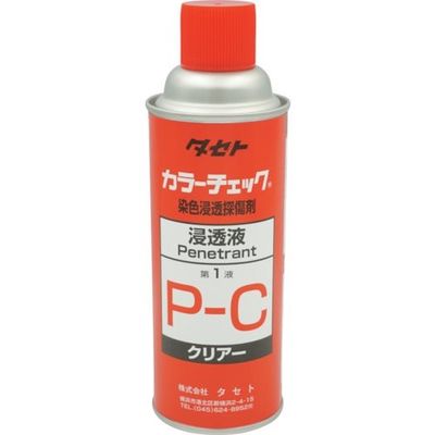 タセト カラーチェック浸透液 PーC 450型 PC 1本 346-9306（直送品）