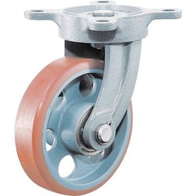 イノアックコーポレーション イノアック 重荷重用キャスター ダクタイル製 ログラン 旋回金具付 φ100 ND-100WJ 1個（直送品）