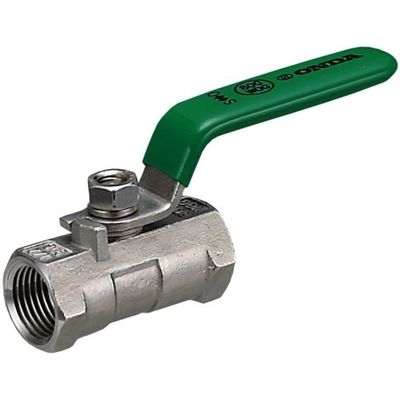 オンダ製作所 SBFS型 ボールバルブ Rc3/8×Rc3/8 レバーハンドル SBFS-10 1個 224-3638（直送品）