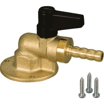 オンダ製作所 灯油コックアングル型 ボールバルブタイプ φ8×φ7.2タケノコ OF-600 1個 216-9766（直送品）