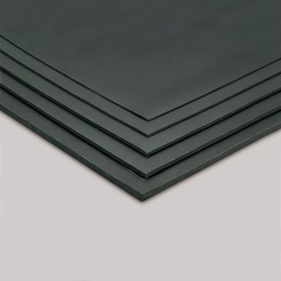 テラモト 平ゴムマット 天然 5mm厚 黒 1m×10m MR1523107 1本 855-0929（直送品）