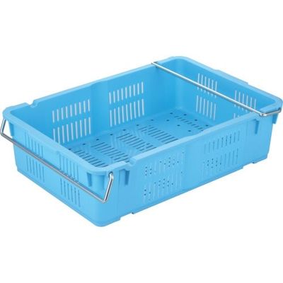 岐阜プラスチック工業 リス メッシュコンテナ 129464 プラスケットNo.400持手付37L NO.400-2 1個 278-0710（直送品）