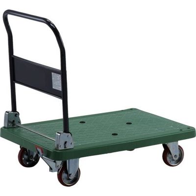 石川製作所 アイケー 樹脂台車大ペダルブレーキ付 P301GKS 1台 105-0675（直送品）