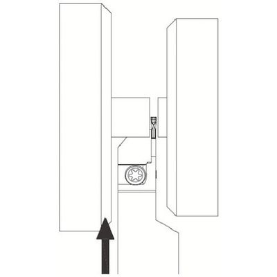 京セラ サブスピンドル対応突っ切り用ホルダ KGDS KGDSL1616JX-1.3B 1本 805-0418（直送品）