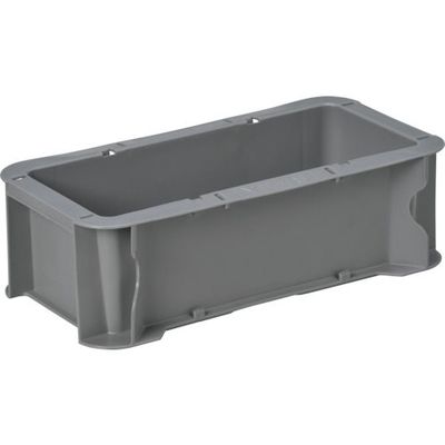 DICプラスチック DIC YP型コンテナ YPー4S外寸:344X170X110 グレー YP-4S GY 1個 135-3098（直送品）