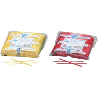 共和 ビニタイ PVCカット品 赤 4mmX15cm (1000本/袋) QA-150-4G 1袋(1000本) 107-1150（直送品）
